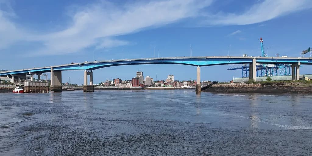 Saint John Harbour and the Harbour Bridge